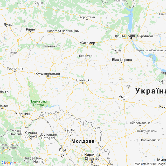 карта Вінницька область